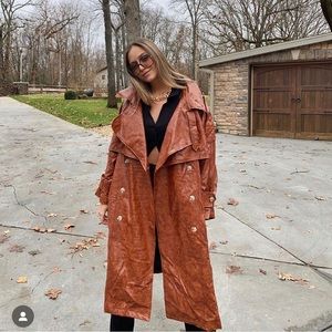 nasty gal trench coat